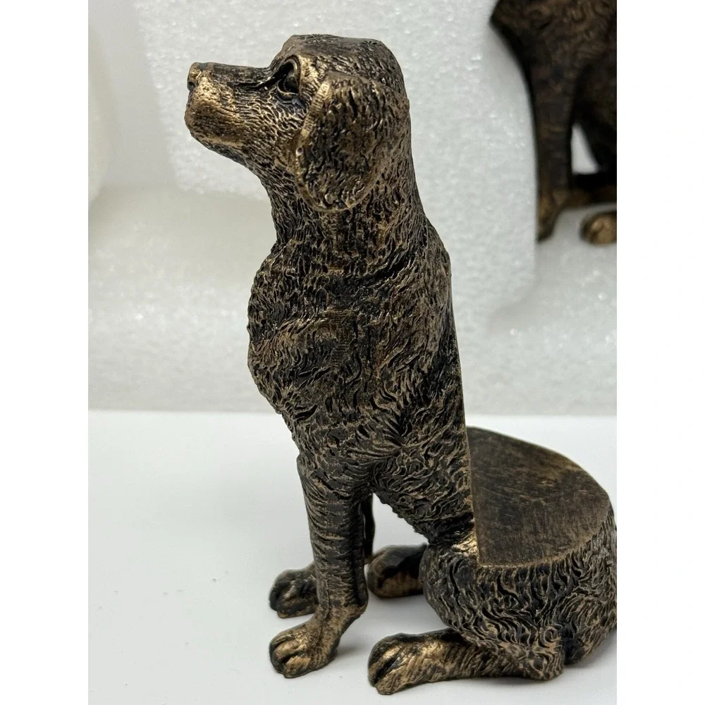 Labrador Plant Pot Feet For Planters Antique Bronze 8.5CM X 5.5CM X 11.5CM